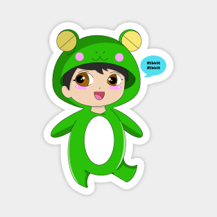 Chibi Frog Magnet