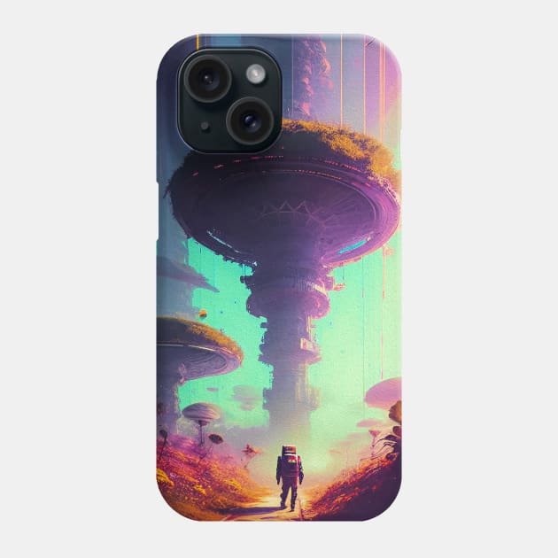 Abstract Another World Explorer Phone Case by Voodoo Production