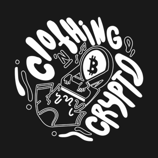 Clothing 'n Crypto Logo - white T-Shirt