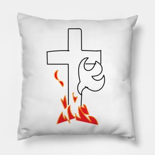 Pentecost Sunday Cross Pillow