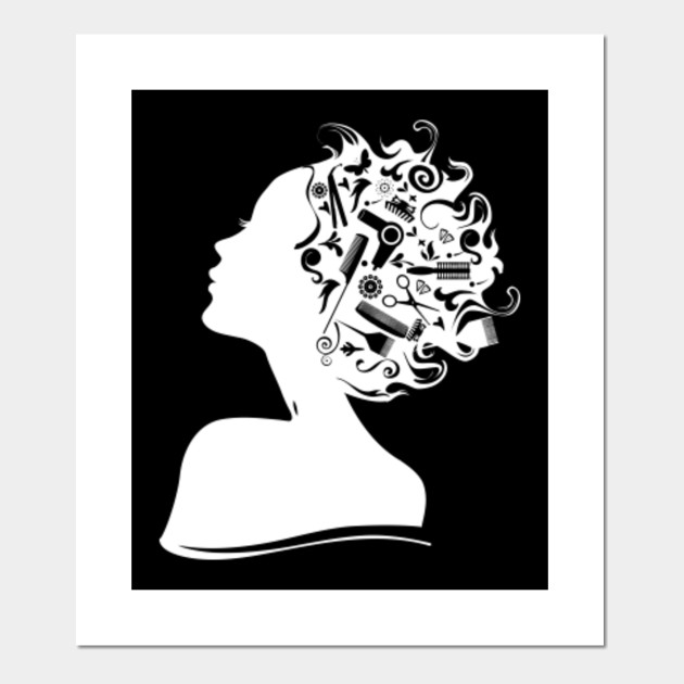 Hairdresser Stylist Gift Funny Women Hairdresser Posters And
