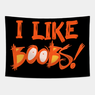 I Like Boobs And Also Get Boobs Matching Couples Shirts Funny Halloween Costumes Tapestry