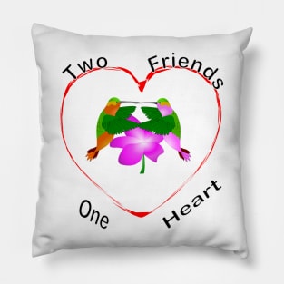 Two Friends Pillow