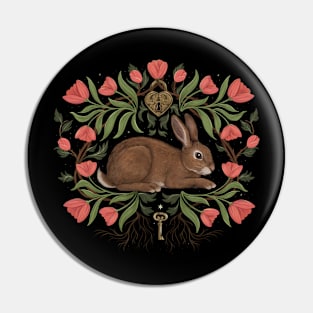 Rabbit in the Secret Garden Pin