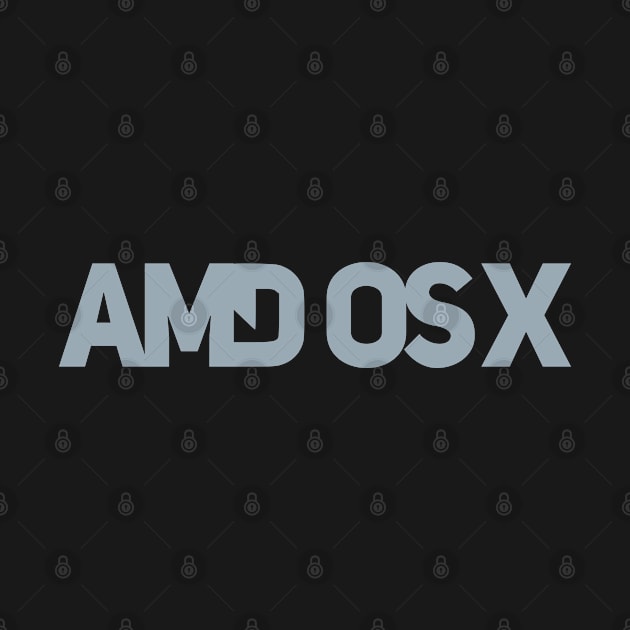 AMD OS X Text Logo by AMD OS X