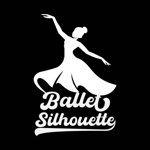 Ballet Silhouette - Ballerina Girl Ballet Dancer Lovers by TEEFOREVER0112