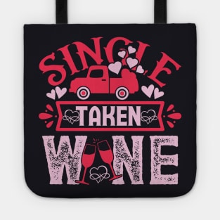 Single taken wine Tote