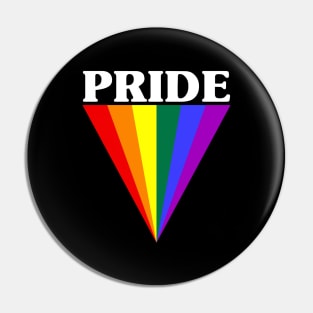 Pride Triangle Rainbow gift idea Pin