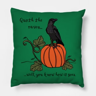 Quoth the Raven Pillow