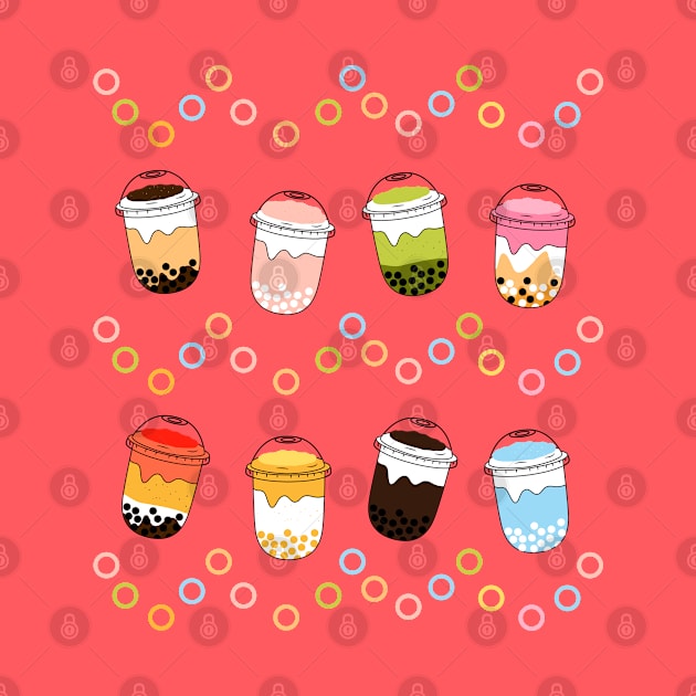 Cute Bubble Tea by LulululuPainting