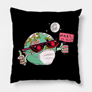 Mars or bust! Pillow