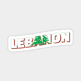 Lebanon Vintage style retro souvenir Magnet