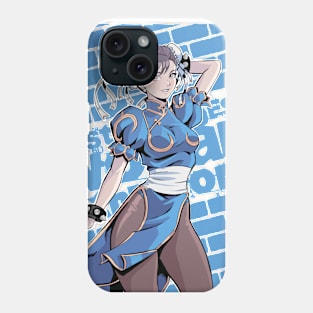 Chun Li Blue Phone Case