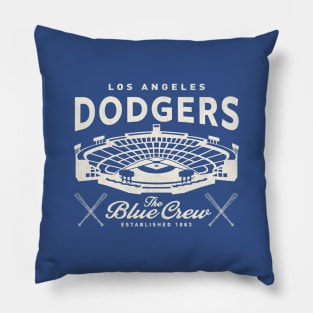 Vintage Dodgers 3 by Buck Tee Pillow