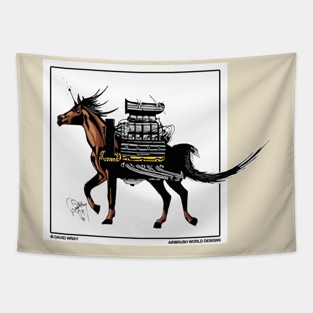 Horsepower Tapestry by Airbrush World