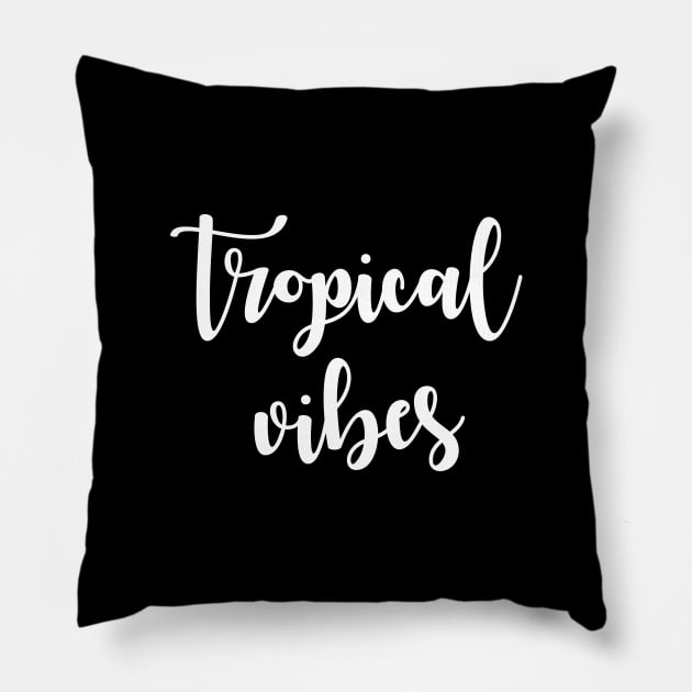 Tropical vibes Pillow by sunima