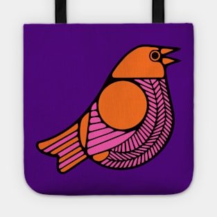 Pink Bird Tote