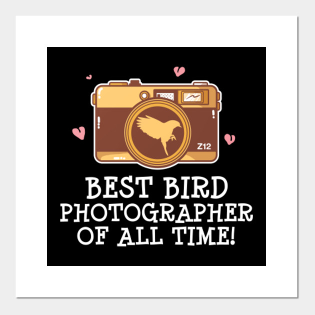 Bird Photographer Camera Nature Best All Time Cute Photographer Gift Ideas Posters And Art Prints Teepublic Au