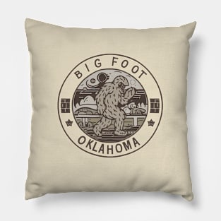 Big foot Oklahoma Pillow