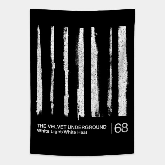 White Light/White Heat / The Velvet Underground / Minimalist Graphic Artwork Design Tapestry by saudade