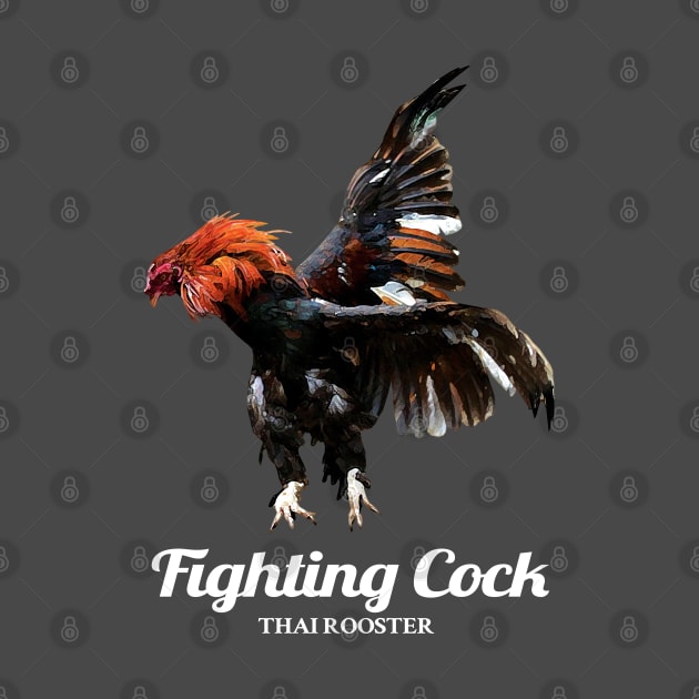 Fighting Rooster by KewaleeTee