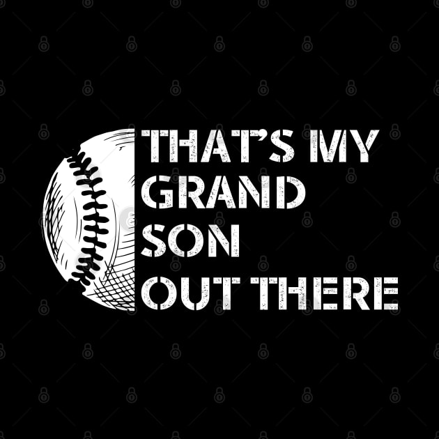 Baseball Grandma Funny That's My Grandsons Out Ther Baseball by Emouran