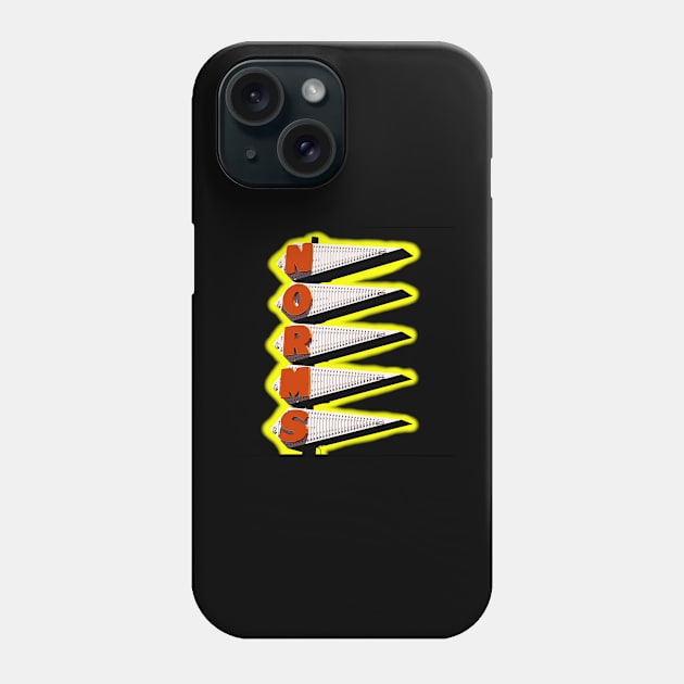 Norms Sign Variation Phone Case by Zippy's House of Mystery