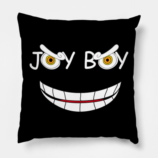 Joy Boy, Face Pillow by Clara switzrlnd