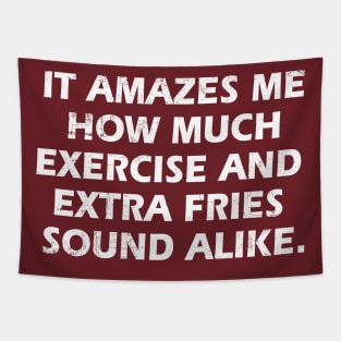 Extra Fries Tapestry