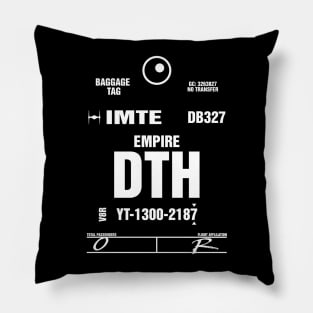 DTH Star Luggage Tag Pillow