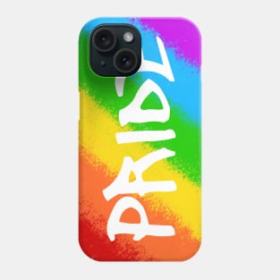 Pride Flag Graffiti Style Phone Case