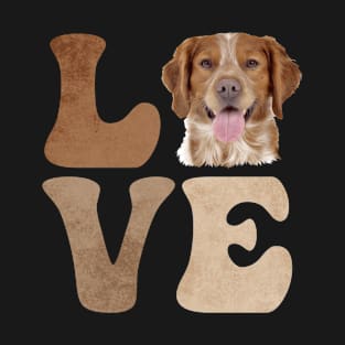 Brittany Spaniel Dog LOVE T-Shirt