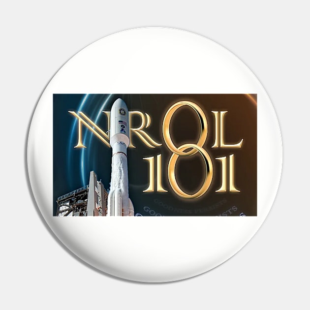 NROL 101 Mission Poster Pin by Spacestuffplus