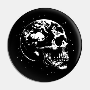 skull earth dying Pin