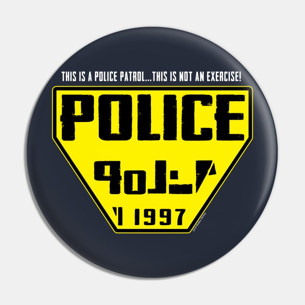 Fifth Element Police Pin by Illustratorator