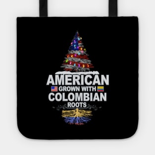 Christmas Tree  American Grown With Colombian Roots - Gift for Colombian From Colombia Tote