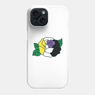 Nonbinary flower Phone Case