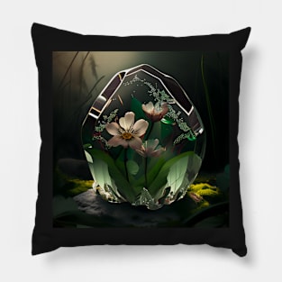 Crystal Blooms Pillow