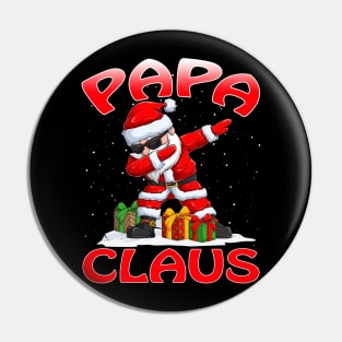 Papa Santa Claus Christmas Matching Costume Pin