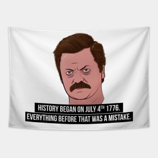 Ron Swanson - July 4th Tapestry