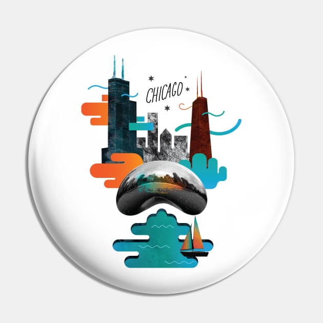 Chicago Pin by DonnyChen