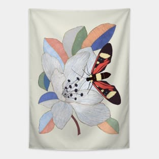 Magnolica flower and insect Tapestry