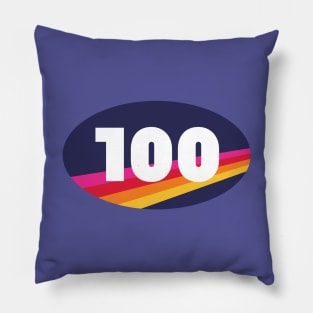 100 Mile Trail and Ultra Running Bright Colors Pillow