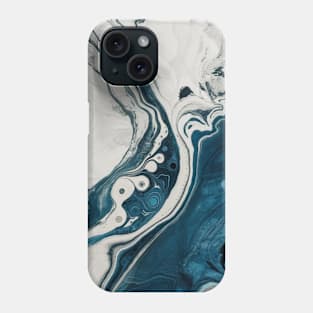 Blue Frost Marble Phone Case