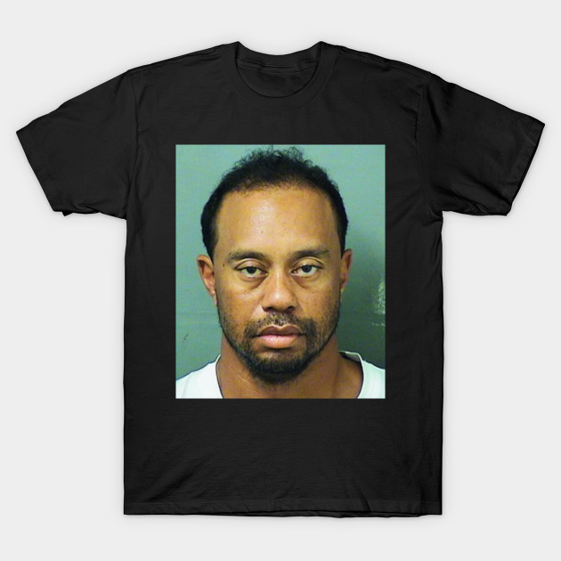 tiger woods mugshot tee