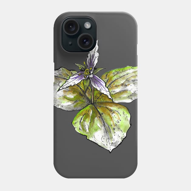 Trillium Phone Case by mycologist