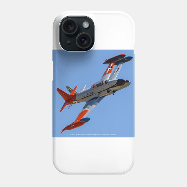 Pair of Lockheed T-33s Phone Case by acefox1