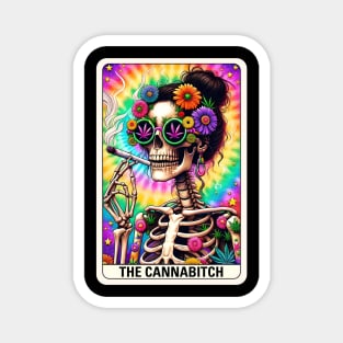 The Cannabitch Tarot Card Magnet