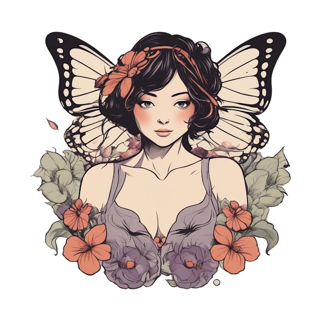 Butterfly Woman by PlushFutura