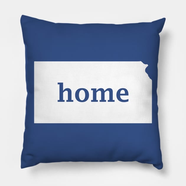 Kansas Home Pillow by TBM Christopher